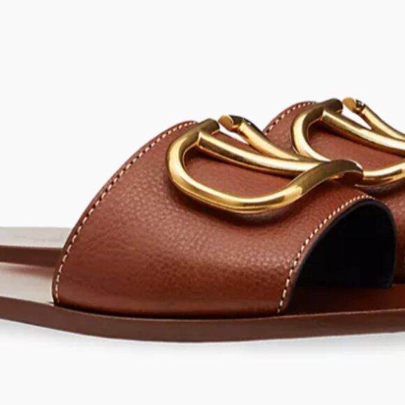 Valentino Garavani Tan Sandal - Picture 4 of 5